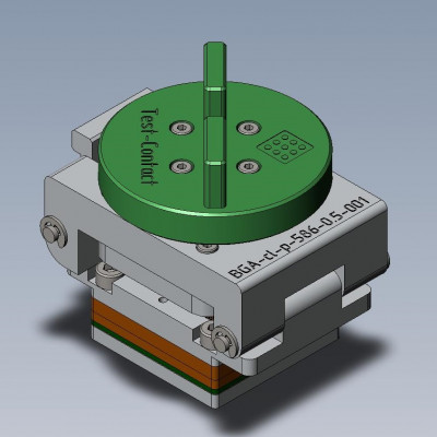 Контактирующее устройство BGA-cl-p-586-0.5-001