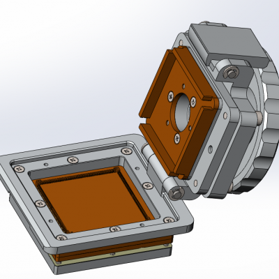 Контактирующее устройство CQFP-cl-p-240-0.5-005