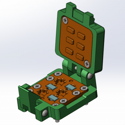 Контактирующее устройство DLCC-cl-h-2x6-4.0-001