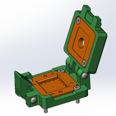 Контактирующее устройство LCC-cl-h-16-2.54-002
