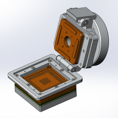 Контактирующее устройство PGA-cl-p-416-1.27-001