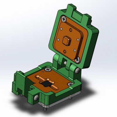 Контактирующее устройство QFN-cl-e-32-0.5-006