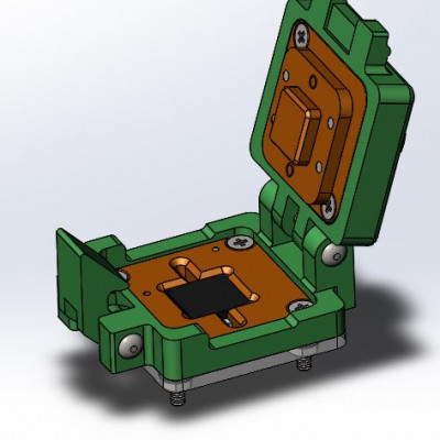 Контактирующее устройство QFN-cl-e-64-0.5-003