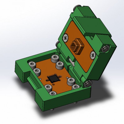Контактирующее устройство QFN-cl-h-16-0.5-001