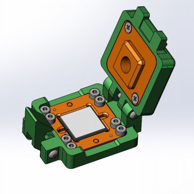 Контактирующее устройство QFN-cl-h-64-0.7-003