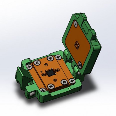 Контактирующее устройство QFN-cl-p-12-0.8-001
