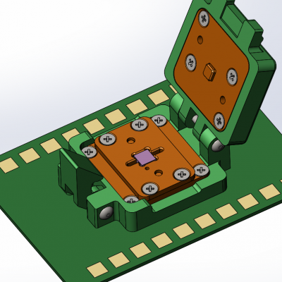 Контактирующее устройство QFN-cl-p-20-0.5-001
