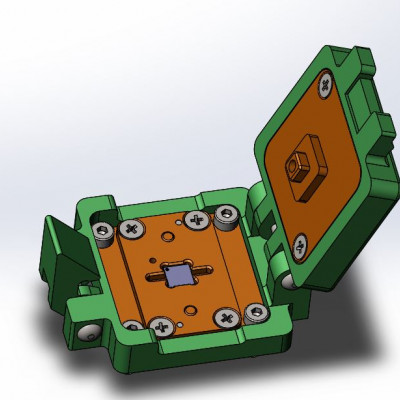 Контактирующее устройство QFN-cl-p-20-0.5-002
