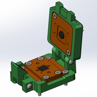 Контактирующее устройство QFN-cl-p-32-0.5-001