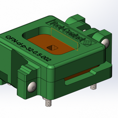 Контактирующее устройство QFN-cl-p-32-0.5-002