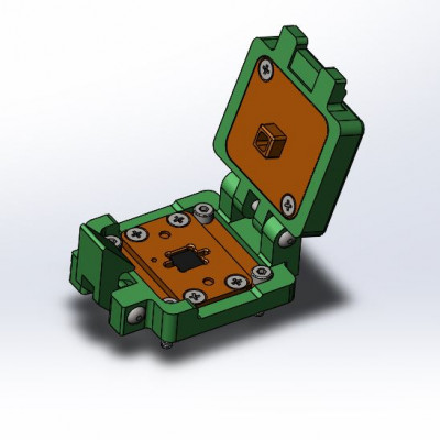 Контактирующее устройство QFN-cl-p-40-0.4-001