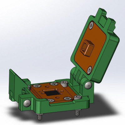 Контактирующее устройство QFN-cl-p-60-0.4-001