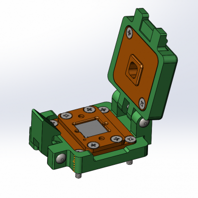 Контактирующее устройство QFN-cl-p-64-0.5-003
