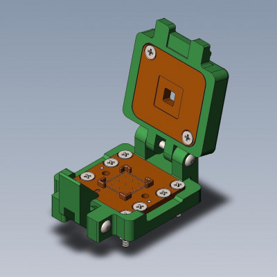 Контактирующее устройство QFN-cl-p-64-0.5-005