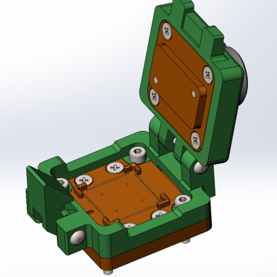 Контактирующее устройство QFN-cl-p-64-0.7-003