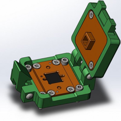 Контактирующее устройство QFN-cl-p-68-0.35-001