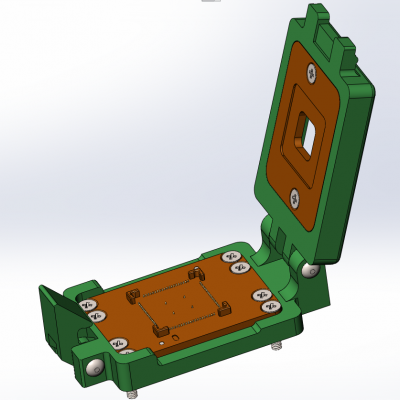 Контактирующее устройство QFN-cl-p-80-0.5-001