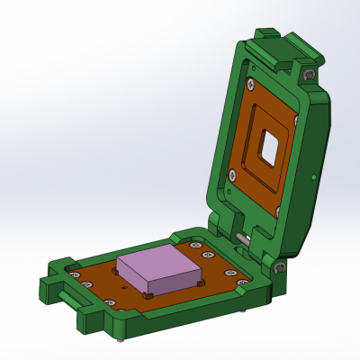 Контактирующее устройство QFN-cl-p-96-0.7-001