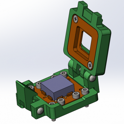Контактирующее устройство QFP-cl-h-4-001