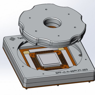 Контактирующее устройство QFP-cl-h-68-1.27-003