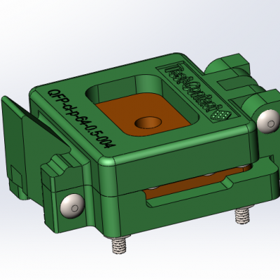 Контактирующее устройство QFP-cl-p-64-0.5-004