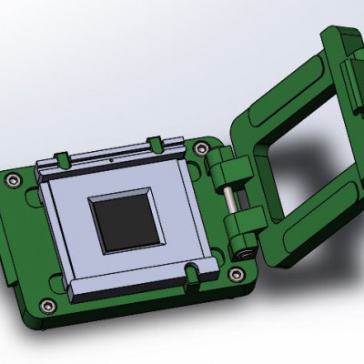 Контактирующее устройство QFP-cl-p-64-1.0-001SN