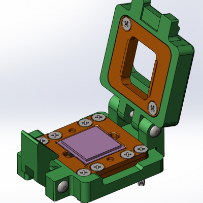 Контактирующее устройство QLCC-cl-h-100-0.5-001