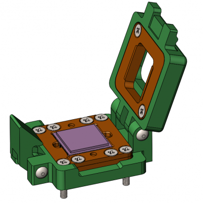 Контактирующее устройство QLCC-cl-h-100-0.5-002