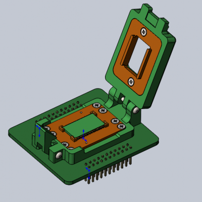 Контактирующее устройство SOP-cl-h-44-0.8-001